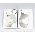 Set of 3 Stainless Steel Coffee Decoration Plates